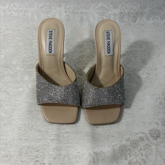 Steve Madden Rhinestone Kitten Heels - Picture 7 of 9